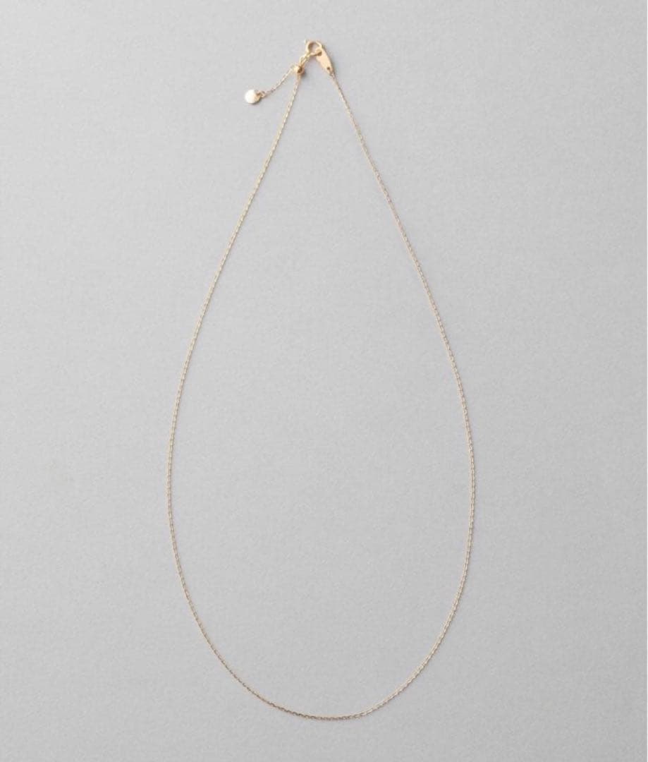 ete K10YG ミラーカットチェーンネックレス 試着のみ