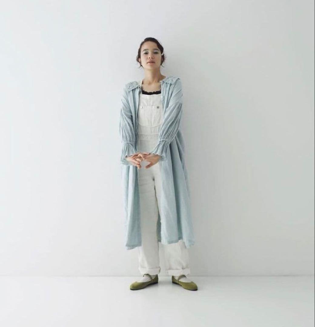 ネストローブ　レースカラー2wayスモックワンピース