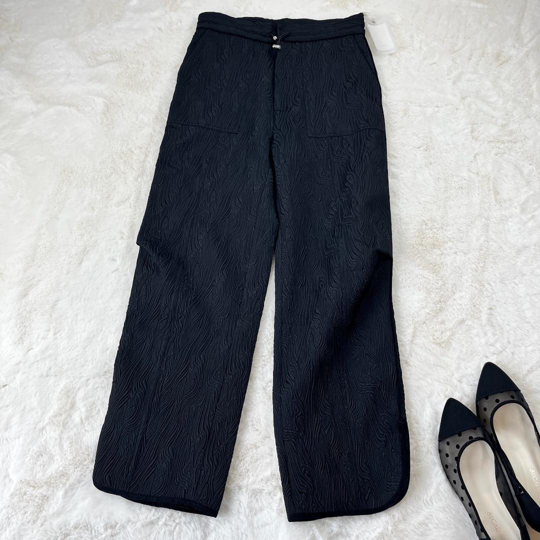 新品　todayful　Jacquard Cargo Pants　ジャガード　黒