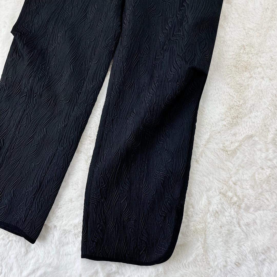 新品　todayful　Jacquard Cargo Pants　ジャガード　黒