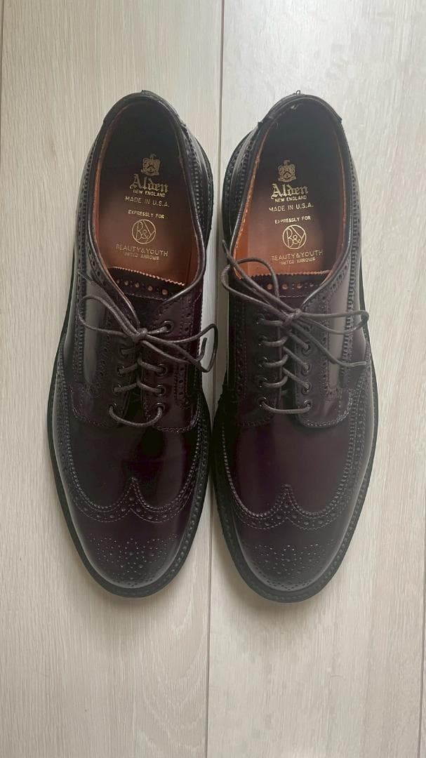 【新品未使用】Alden BEAUTY&YOUTH別注 3192 ウィングチップ