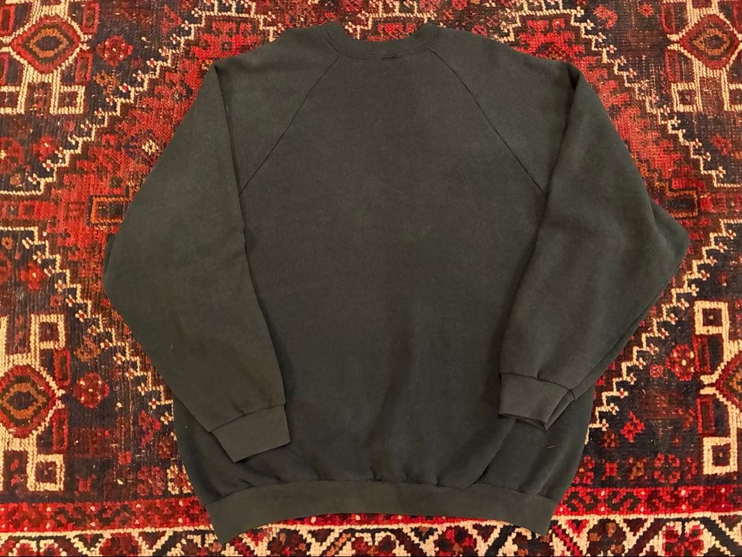 モンスタースウェット ステンシルスウェット USA製 90s フロッキー