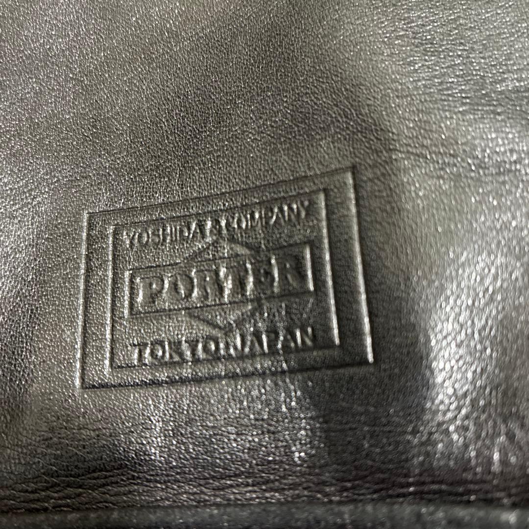 PORTER ショルダーバッグ 黒 レザー