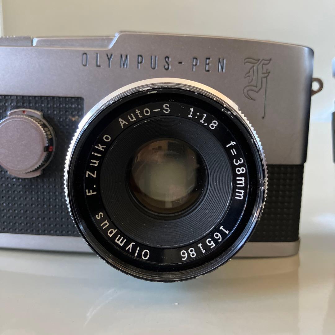 ★整備済★完動★Olympus★PEN F★花文字★レンズセット★