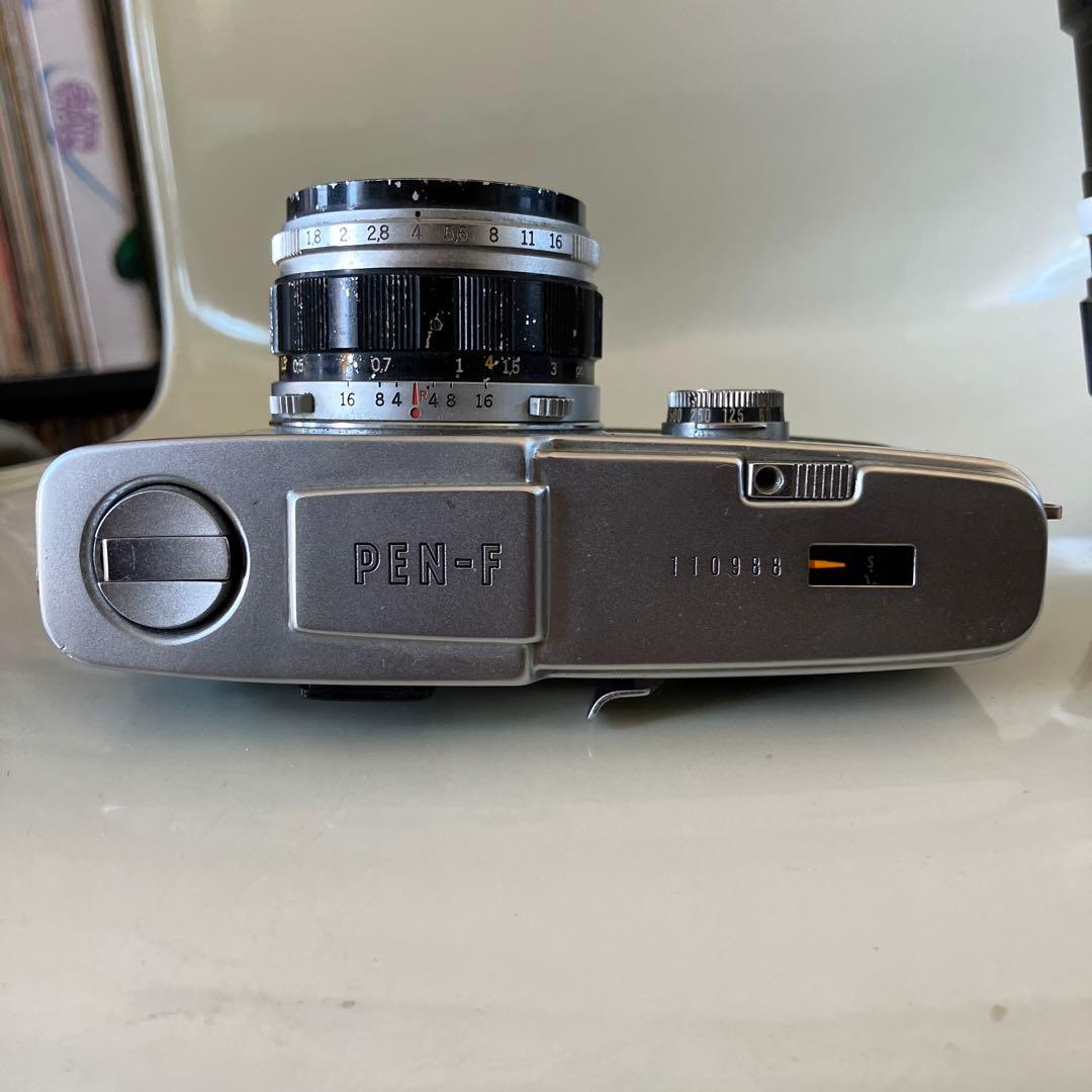 ★整備済★完動★Olympus★PEN F★花文字★レンズセット★