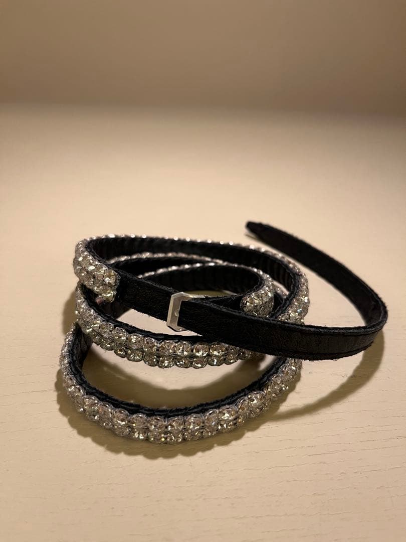 Jean Francois Mimilla レザーブレスレット/ バングル