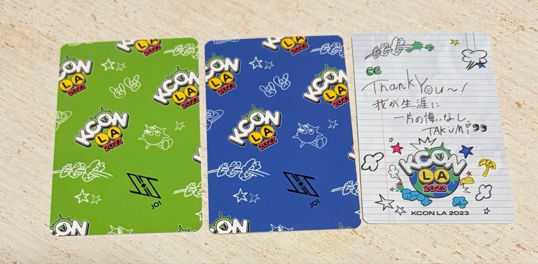 JO1 川西拓実 KCON LA 2023 購入特典トレカ