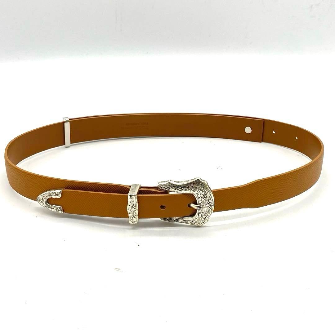 新品未使用タグ付き　TOGA VIRILIS トーガ　メタルベルド　ブラウン