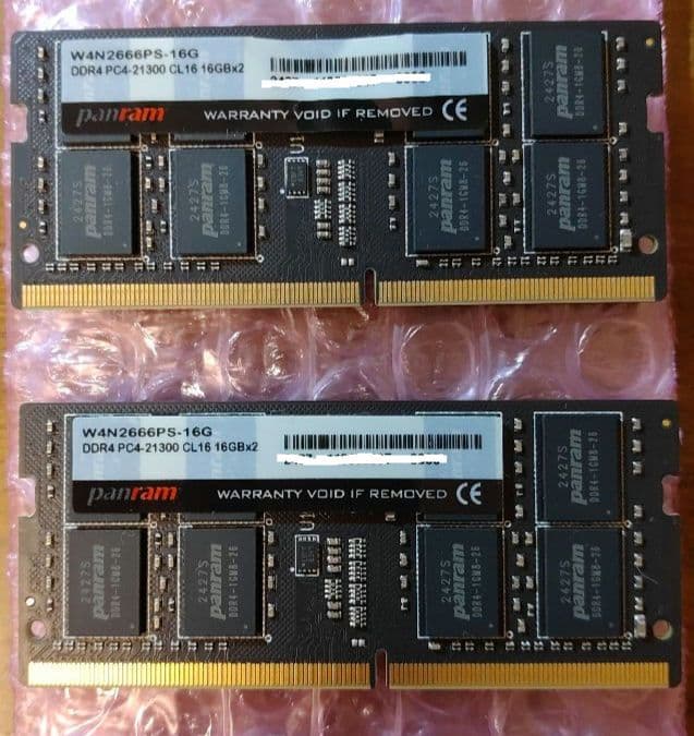 CFD販売(panram) DDR4 32GB(16GB×2) メモリ