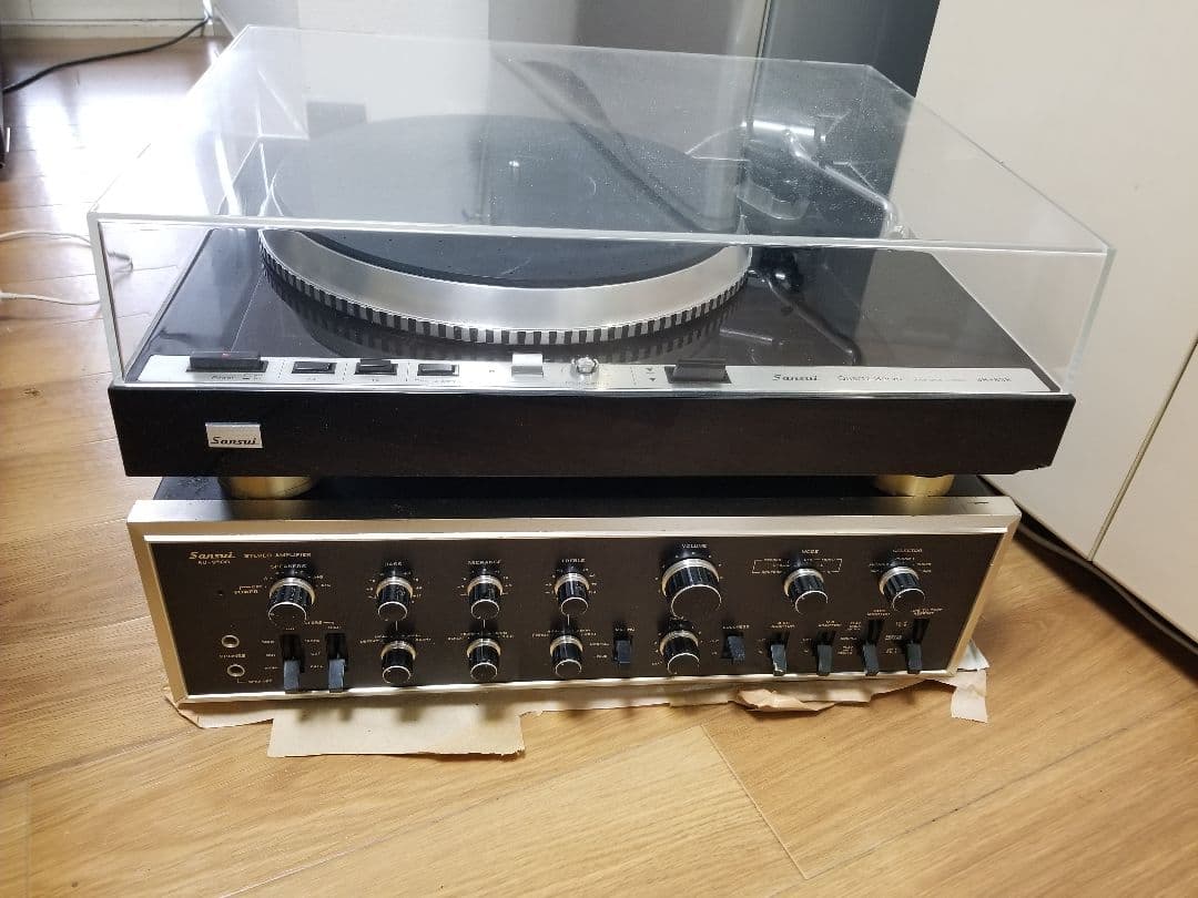 Sansui AU-9500アンプ &Sansui SR-818ターンテーブル