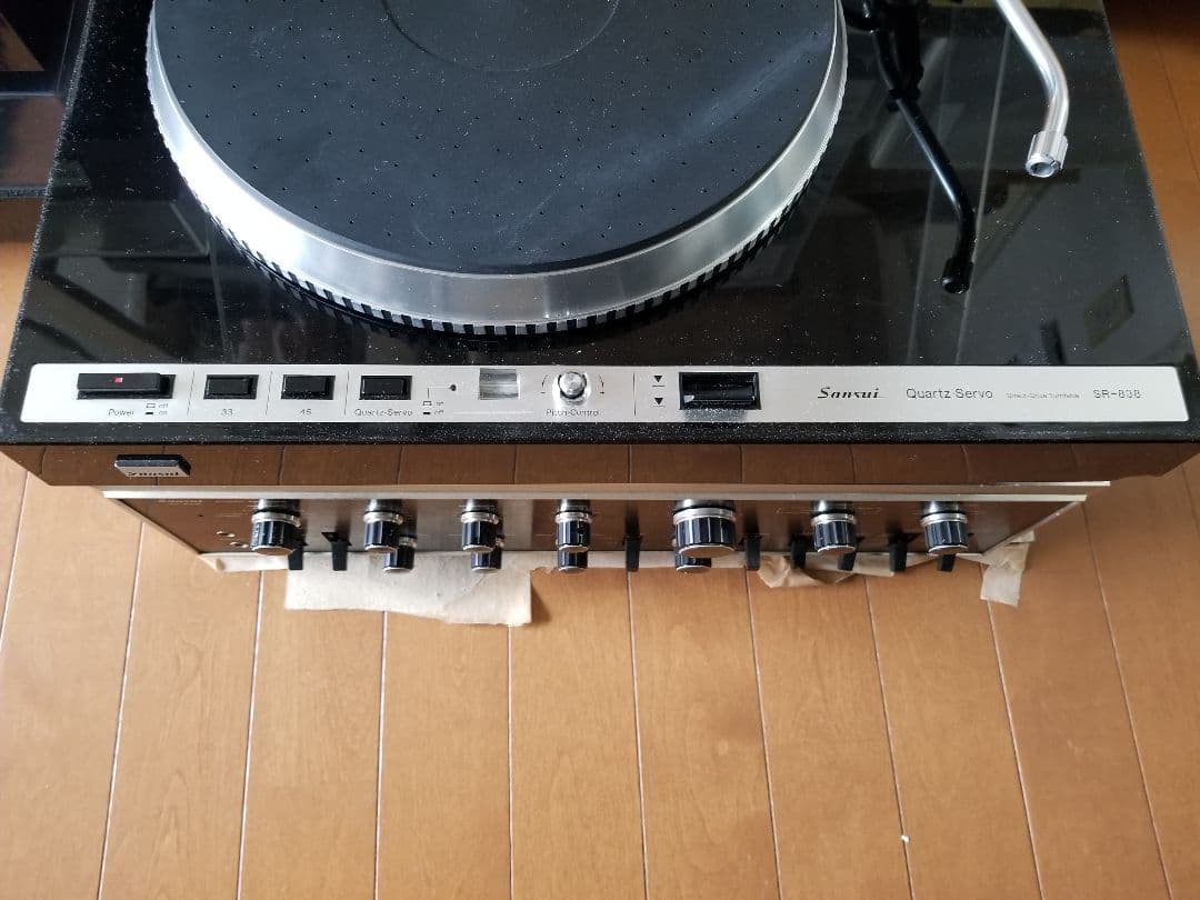 Sansui AU-9500アンプ &Sansui SR-818ターンテーブル
