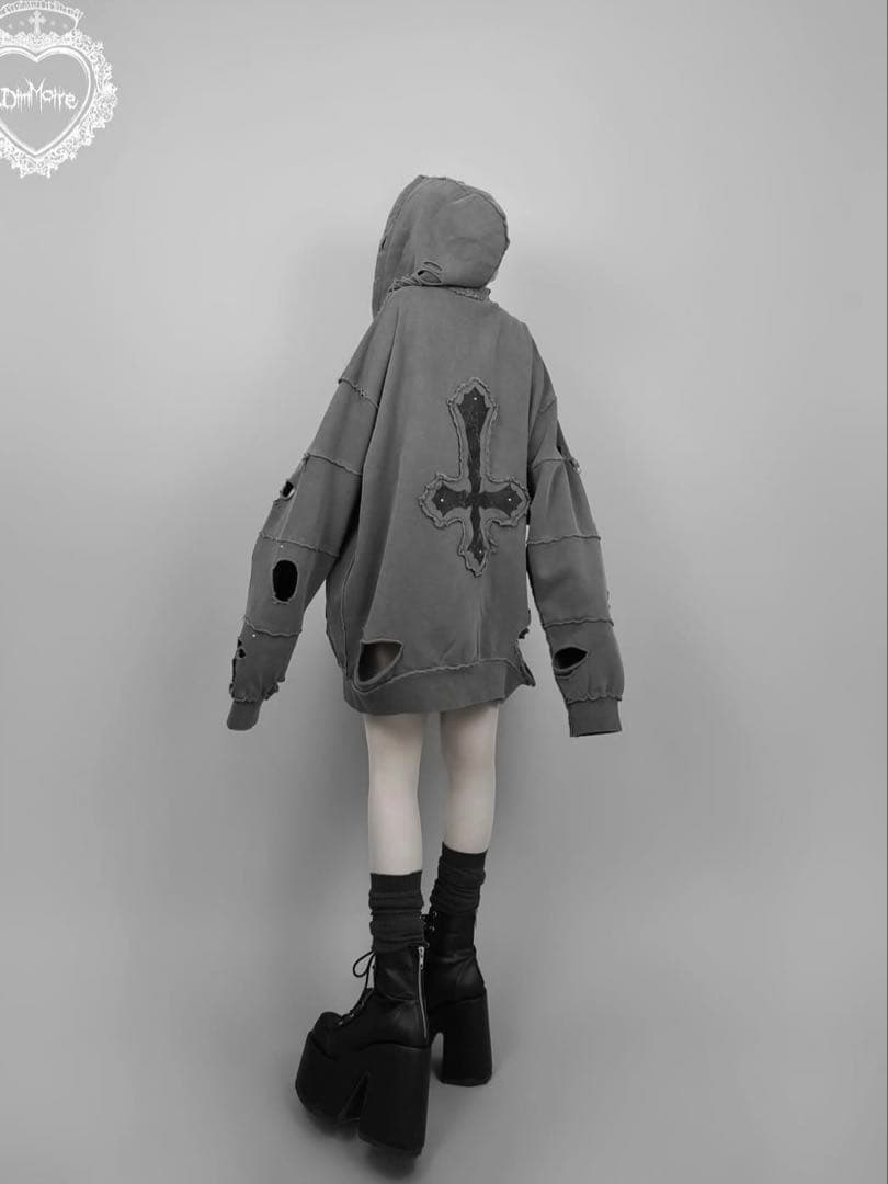 dimmoire 魔道士パーカー グレー Gray