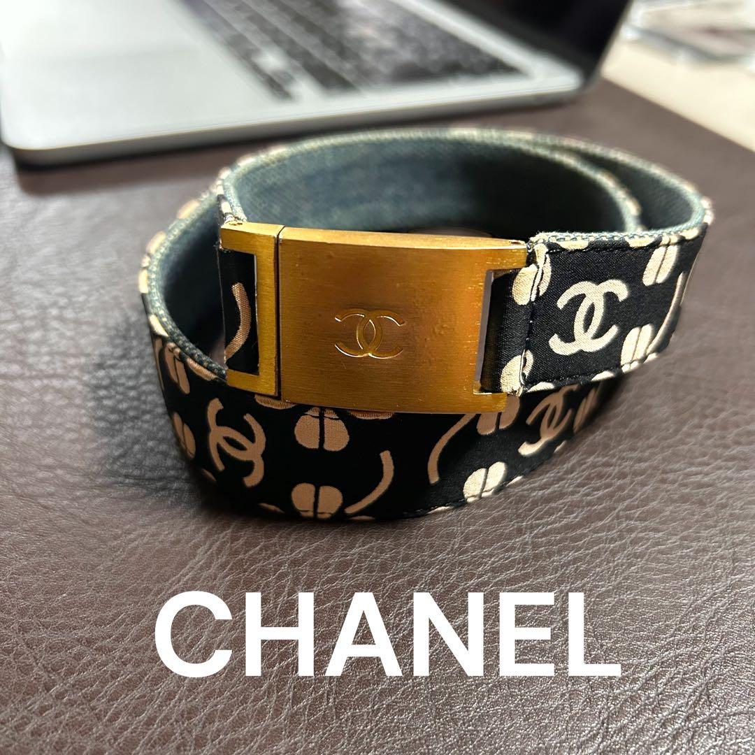CHANEL シャネル　ロゴ入り ワンピースベルト