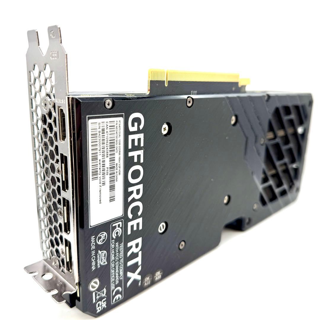 PALIT RTX4070 12GB グラフィックボード 8pin 動作確認済