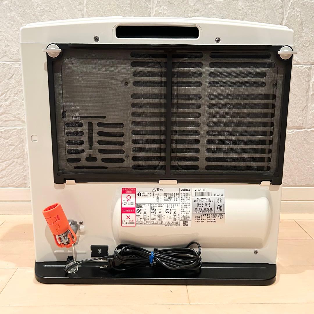 リンナイ　ガスファンヒーター　RC-M4003E 都市ガス用