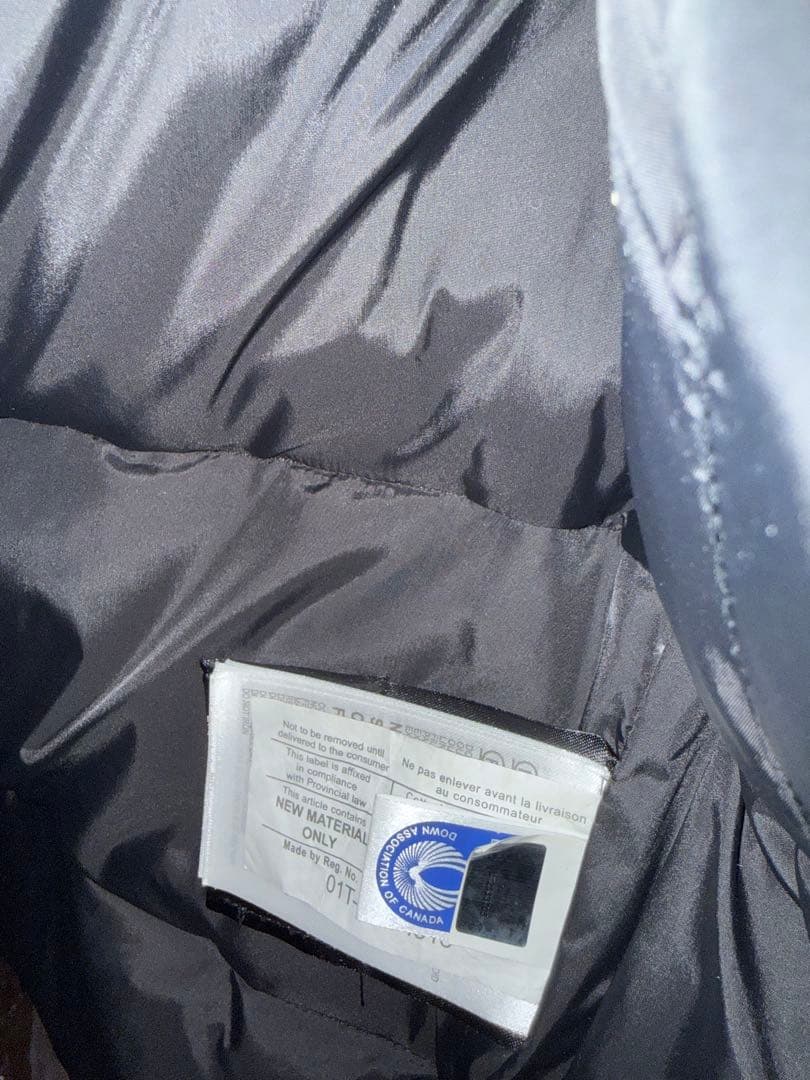   ブラック ダウンベスト M