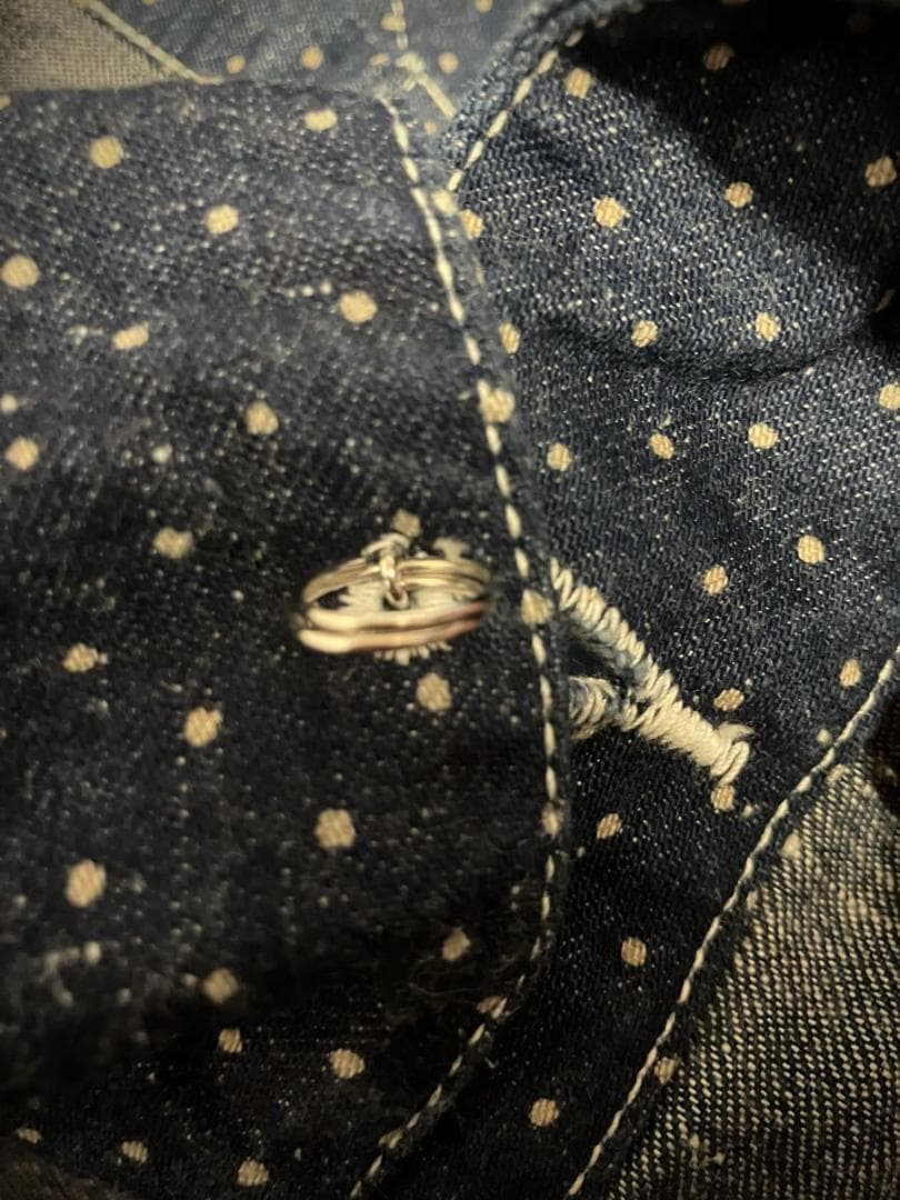 SUGAR CANE シュガーケーン ドット柄カバーオールジャケット 38(M)