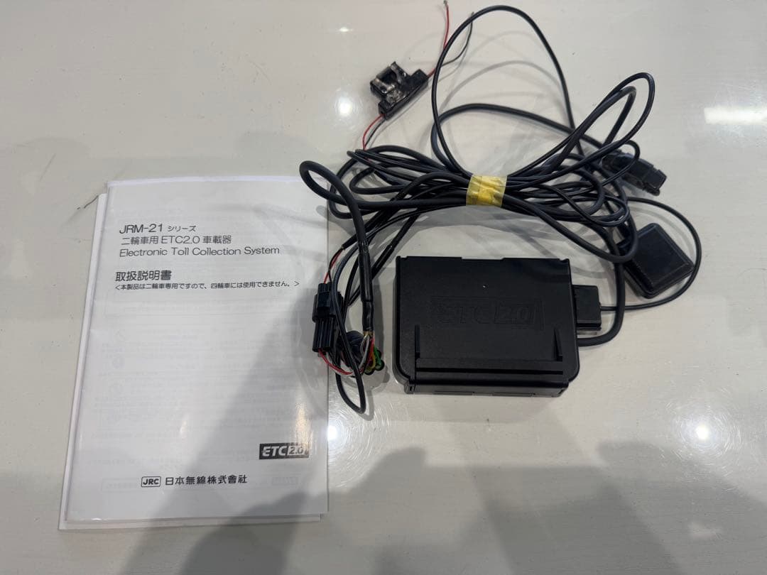日本無線　バイク用ETC2.0 JRM-21 動作確認済　説明書付