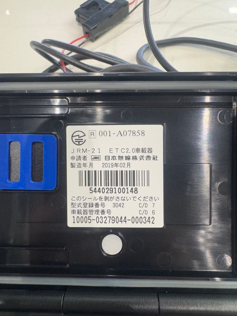 日本無線　バイク用ETC2.0 JRM-21 動作確認済　説明書付