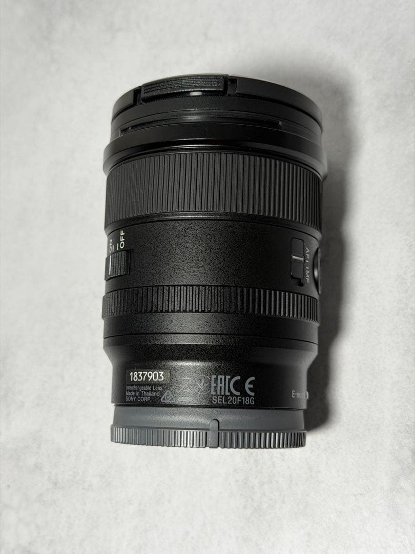 【超美品】SONY FE 20mm F1.8 G レンズ