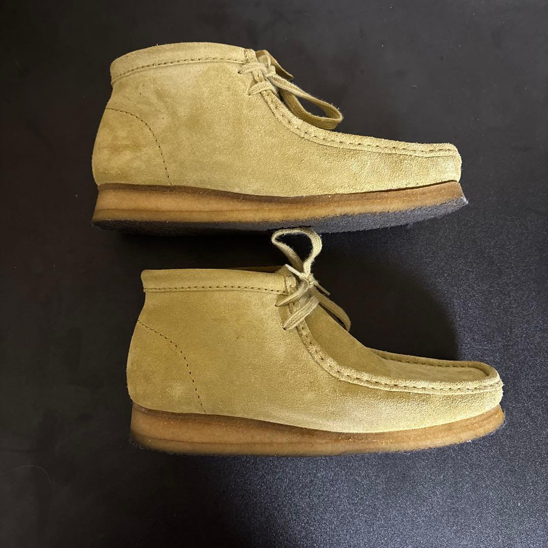 箱あり CLARKS ORIGINALS クラークス ワラビー ベージュモカシン