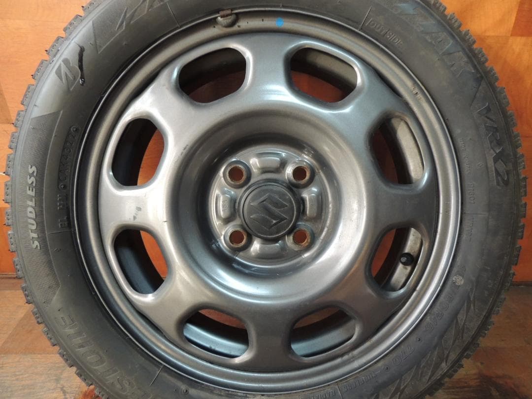 A35　165/60R15　ブリヂストン　スタッドレス　1本　ハスラー　サビ有り