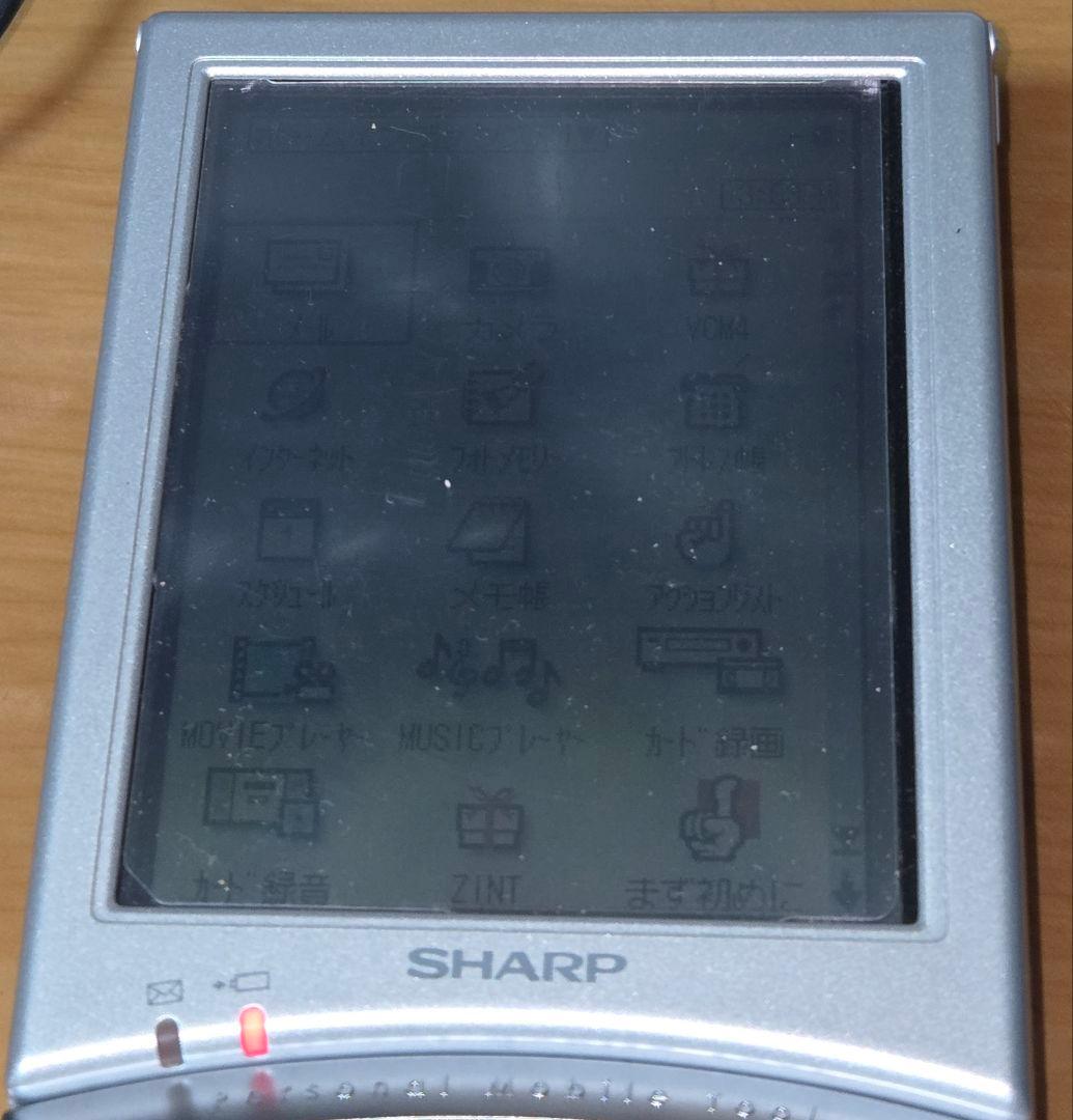 完動品 Zaurus MI-E25DC＋液晶保護フィルム＋PC通信ケーブル