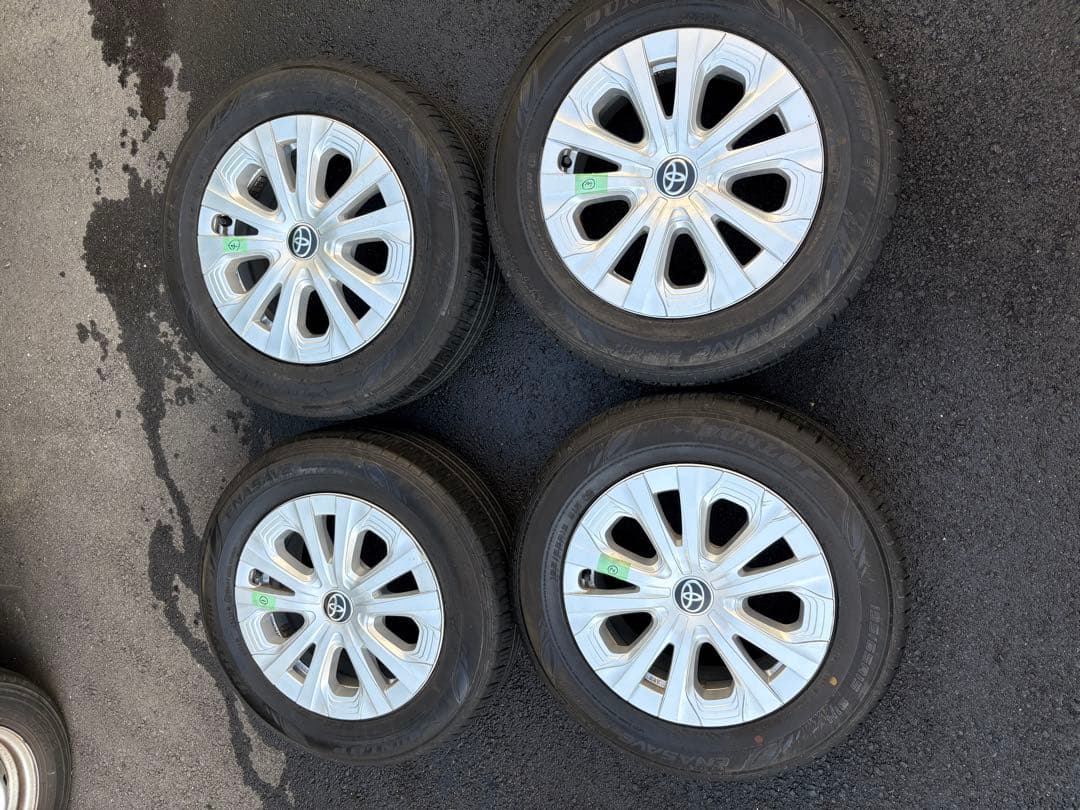 タイヤホイールセットプリウス純正195/65R15DUNLOP