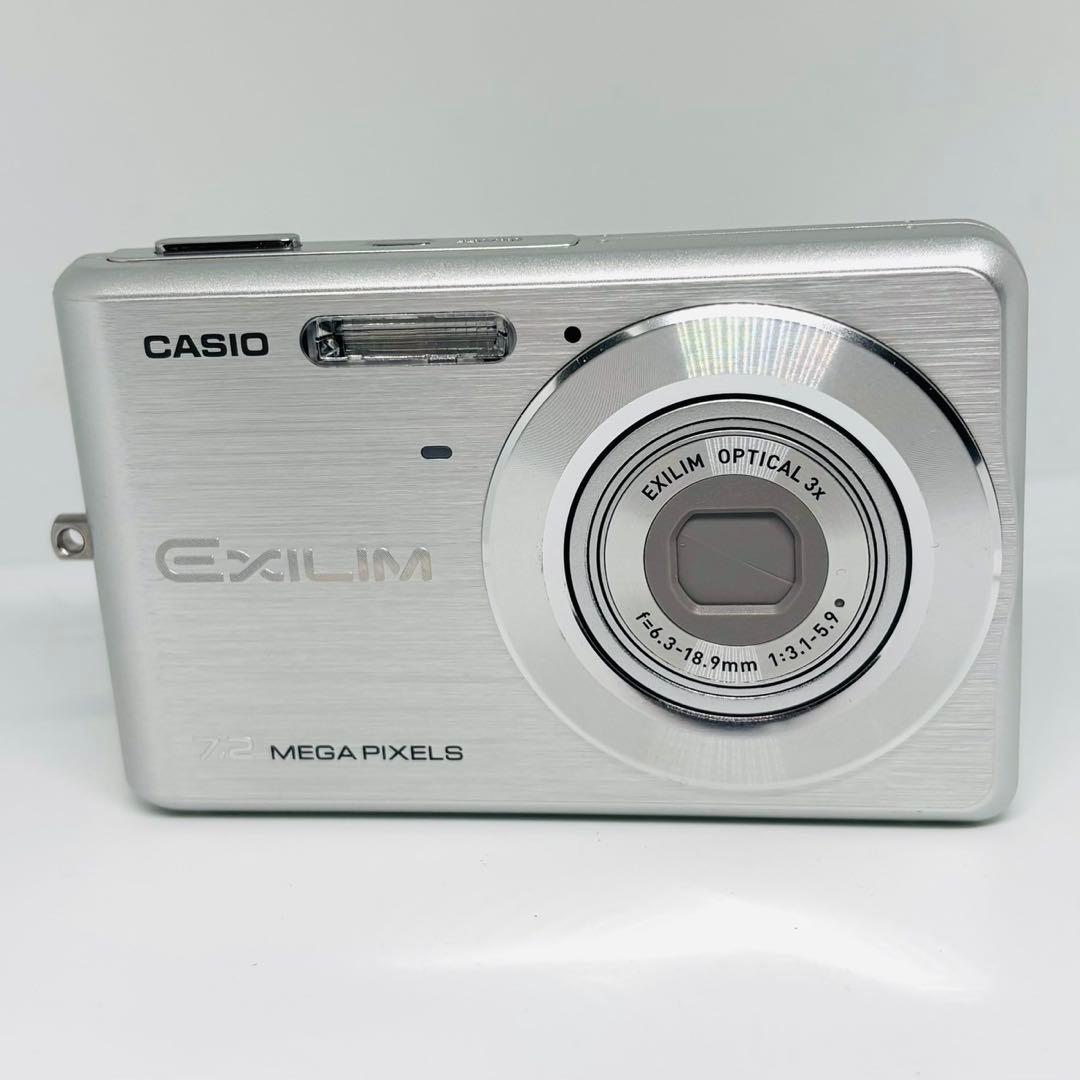 美品✨ CASIO EXILIM EX-Z77 シルバー デジカメ コンデジ