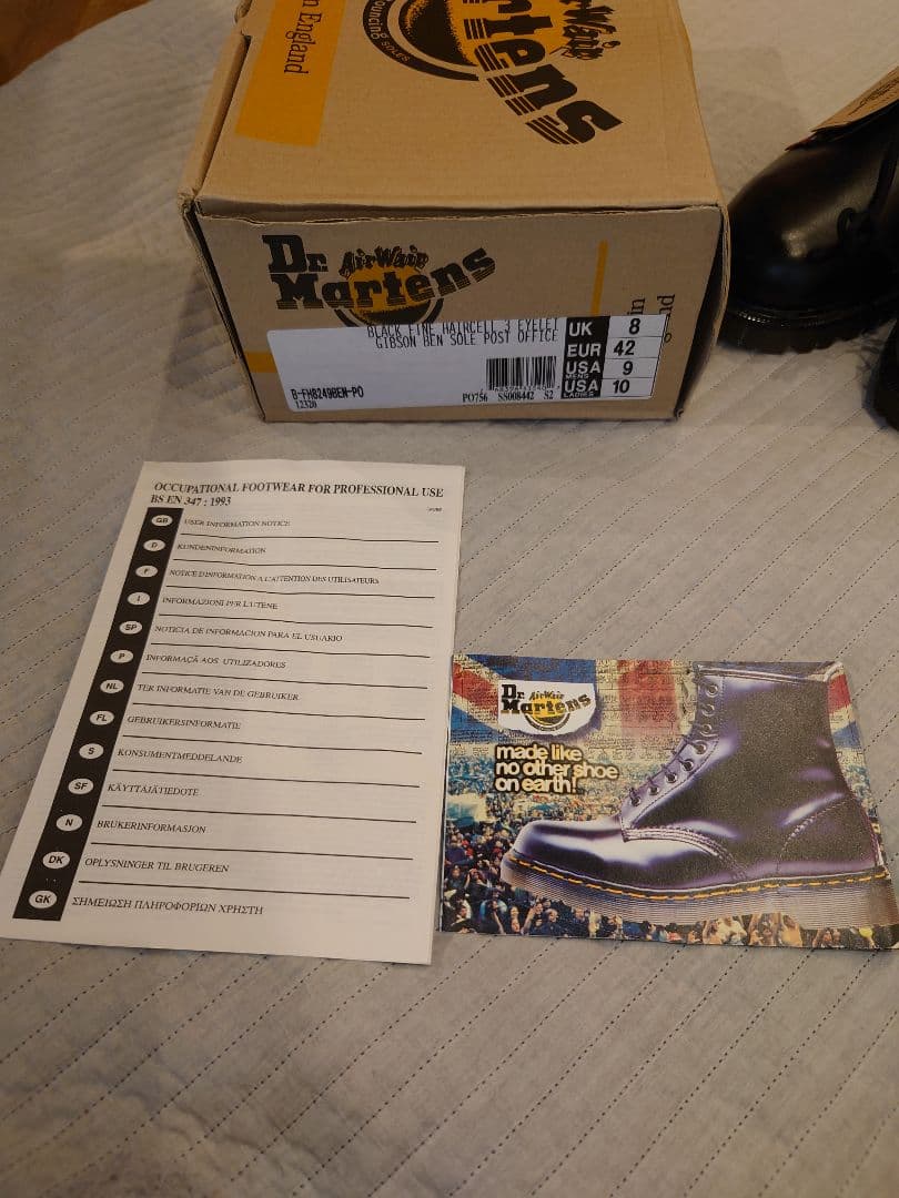 ナ*カ様 デッド 超レア Dr. Martens 3ホール ポストマンシューズ
