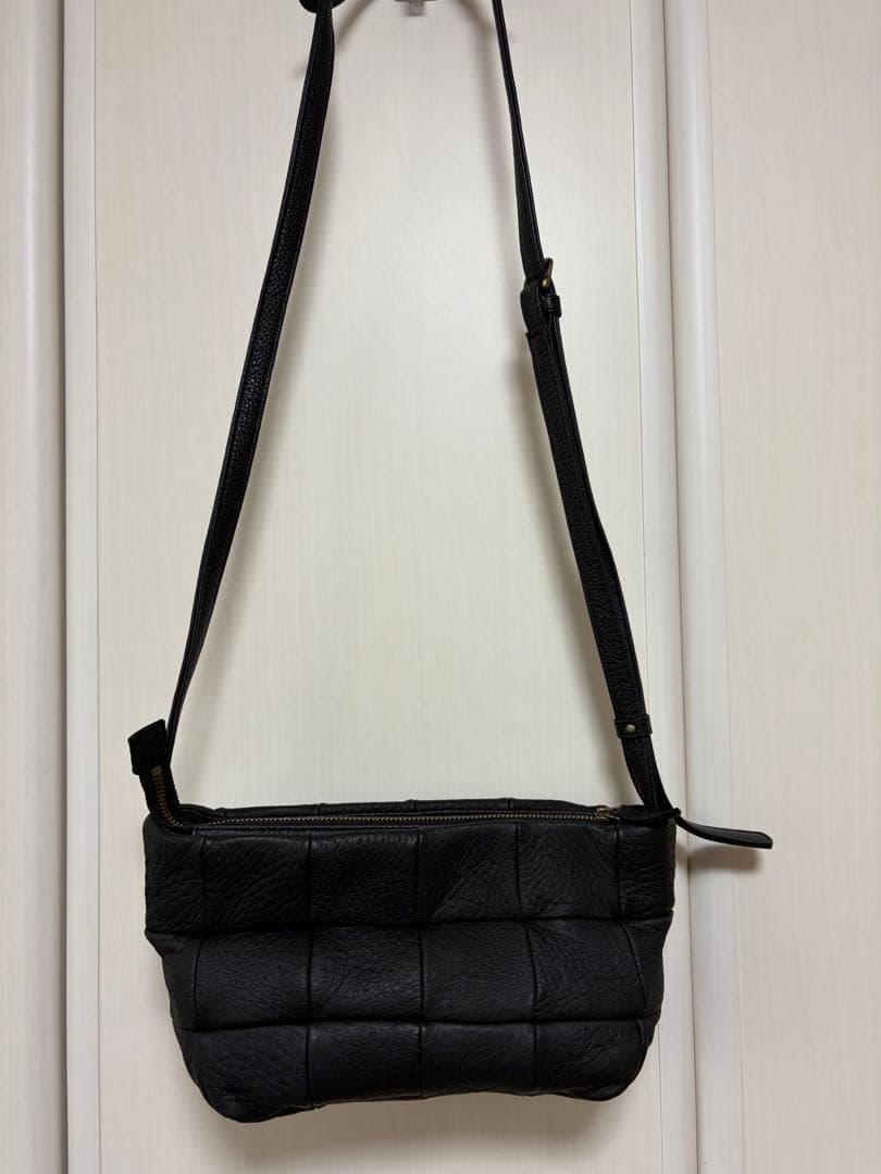 ももこ様用　IBIZAイビサ　ブラックレザーショルダーバッグ　未使用