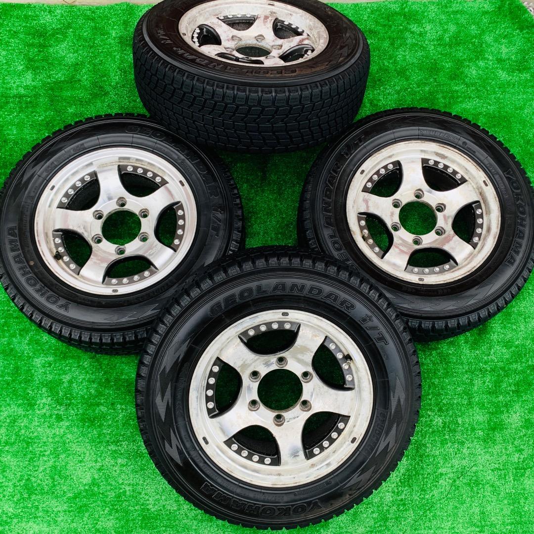 中古品 アルミ ホイール◆15インチ◆205/70R15◆06年 スタッドレス
