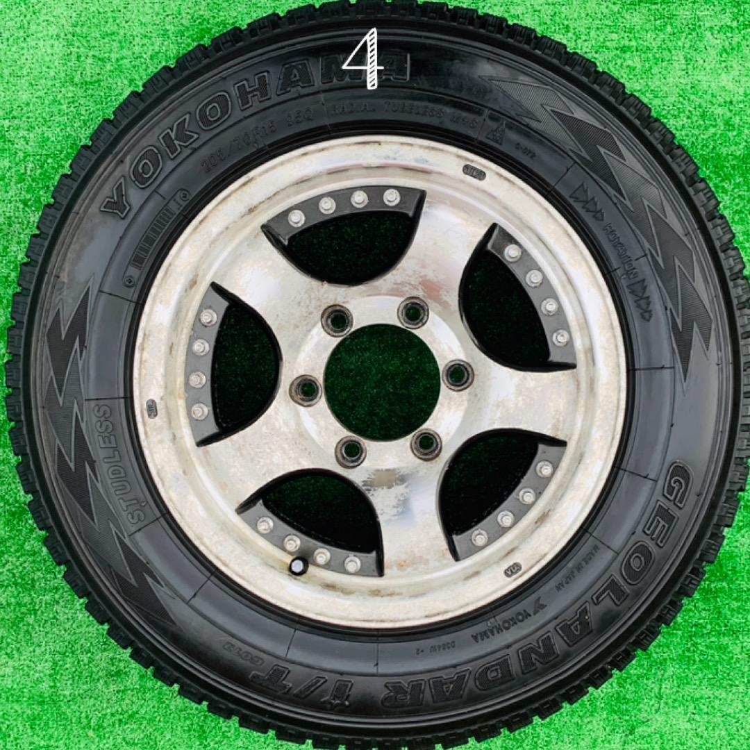 中古品 アルミ ホイール◆15インチ◆205/70R15◆06年 スタッドレス