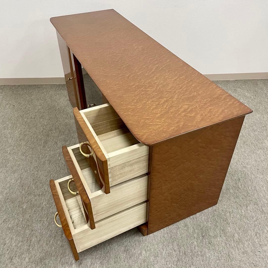 大塚家具【松創】(府中) ローボード \"バーズアイメイプル\"