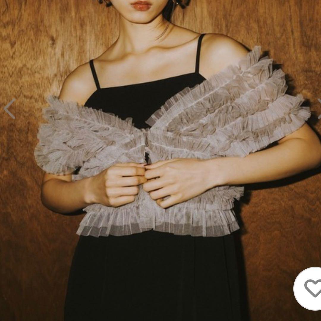 【新品✨️】niana チュールベスト&オールインワン パンツドレス ブラウン M