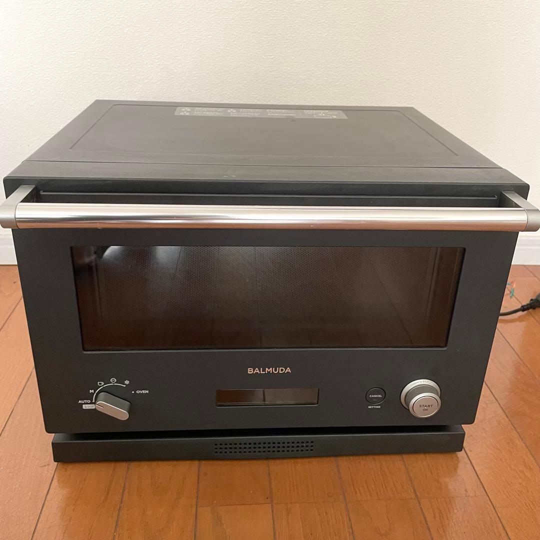 ジャンク品　BALMUDA ブラック オーブンレンジ