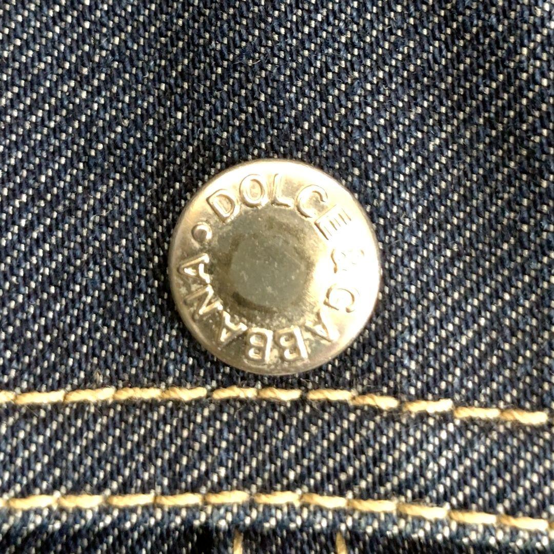 専用✨️【美品　希少L】ドルチェアンドガッバーナ　ノーカラーデニムジャケット　豹