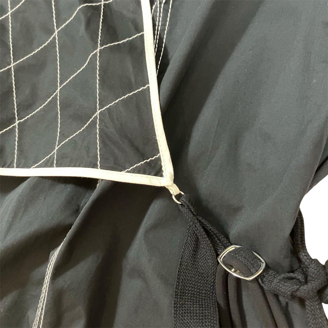 【mu-chan様】トリーバーチ ロングワンピース　コットン セーラードレス 黒