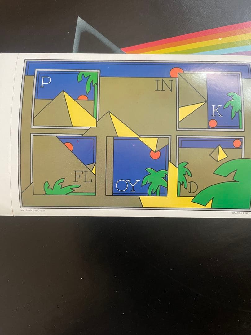 US盤 ピンクフロイド 狂気 ポスター付