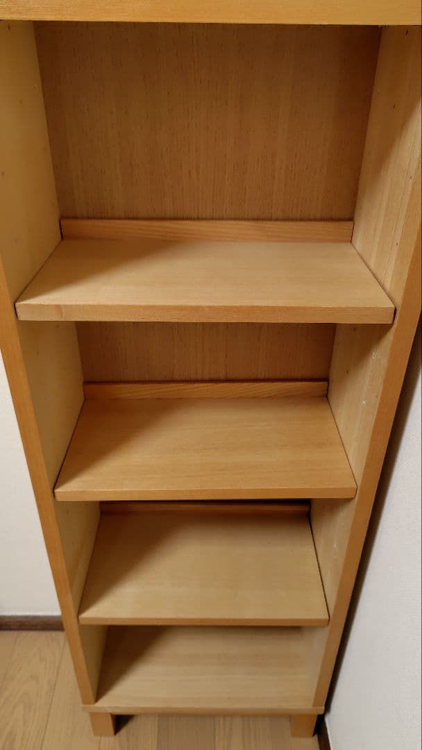 無印良品 「組み合わせて使える木製収納 」 奥行21cm ミドルタイプ・スリム