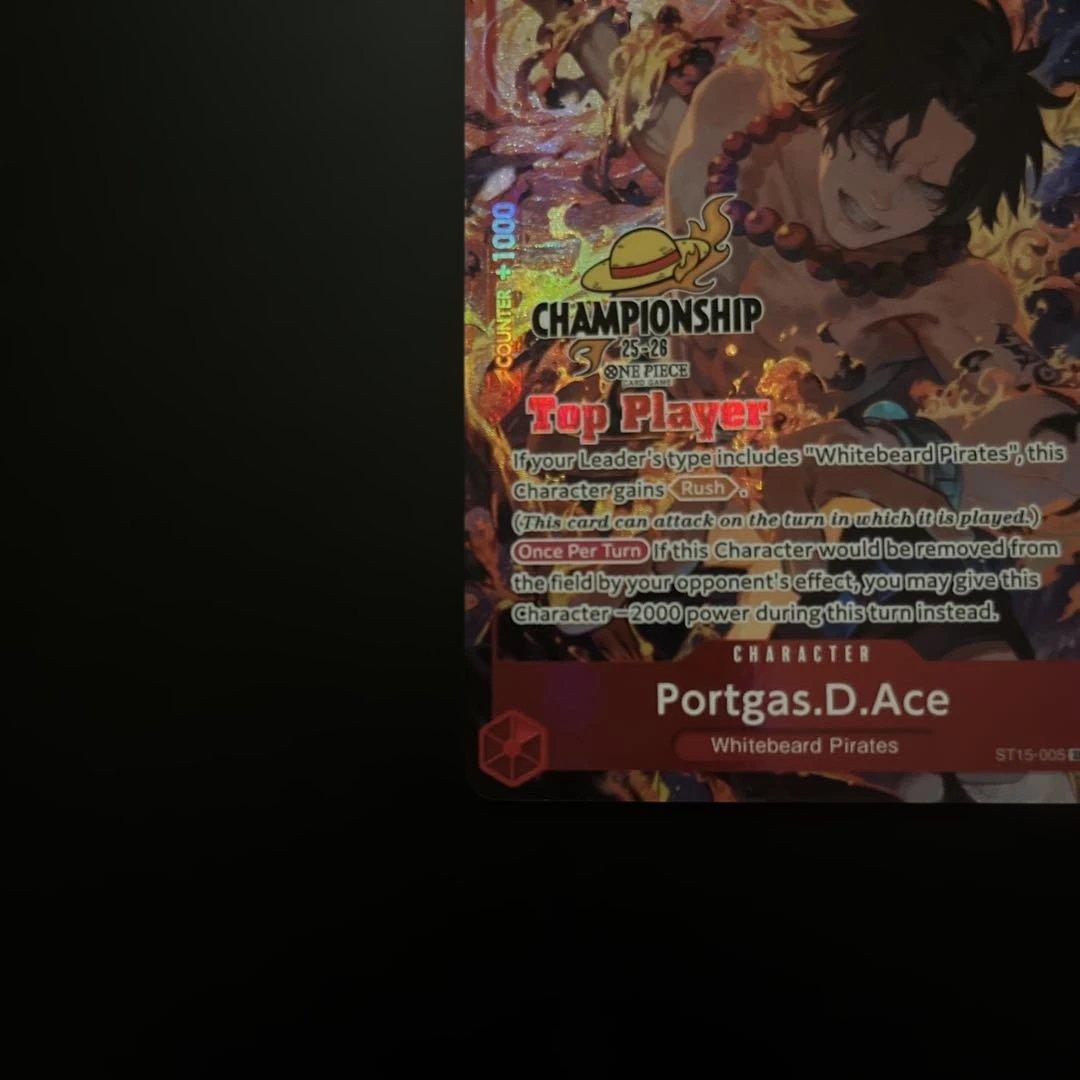 エースtop player one piece championship