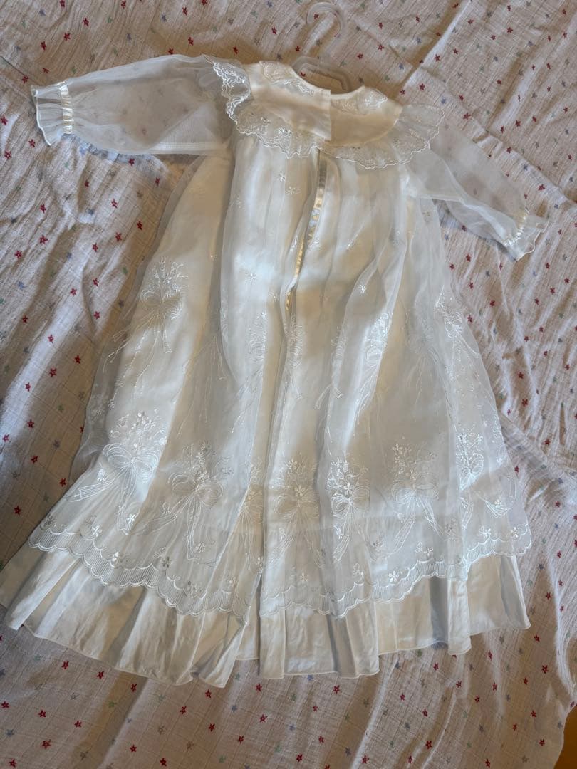 familiar ベビードレス 帽子付き