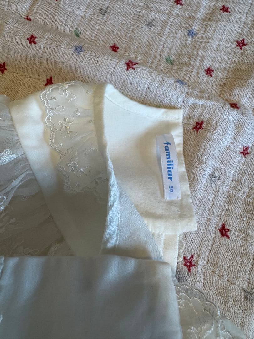 familiar ベビードレス 帽子付き