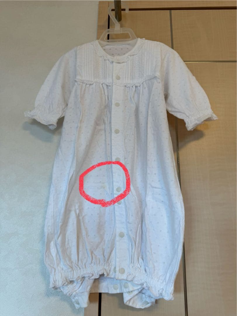 familiar ベビードレス 帽子付き