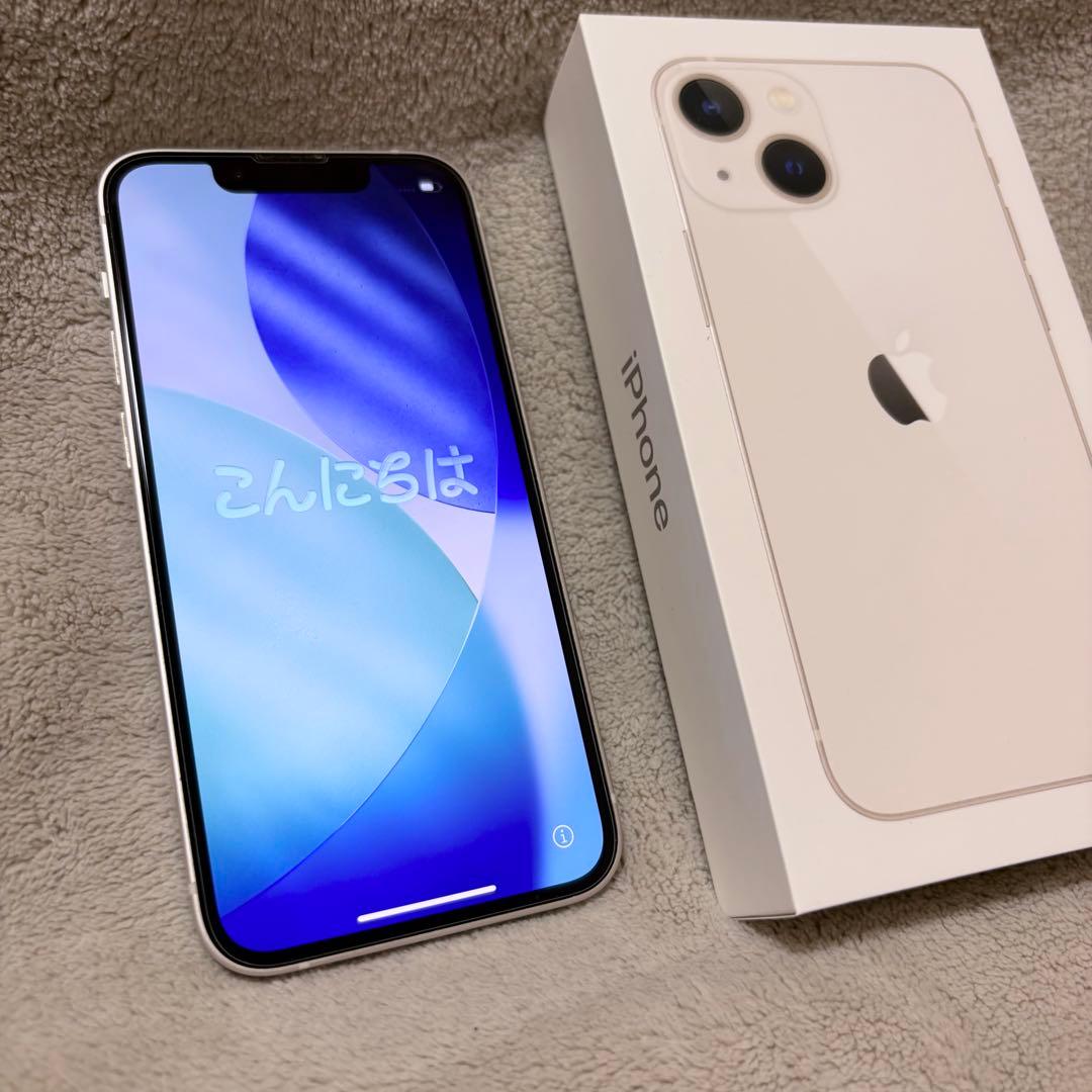 SIMフリー★Apple iPhone 13 mini スターライト 128GB