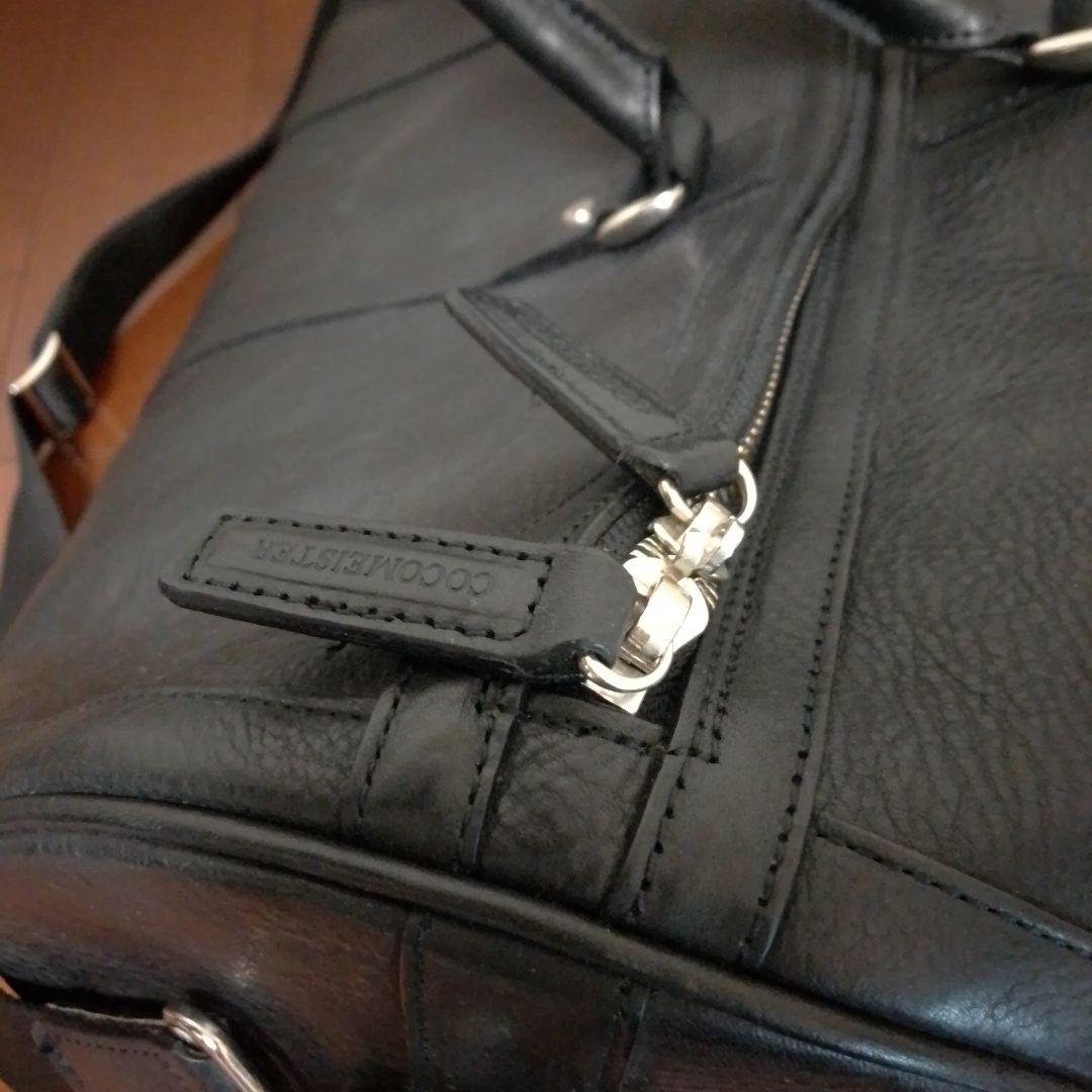 ココマイスター ボストンバッグ ブラック