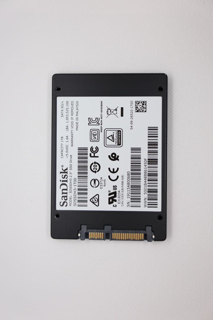 SanDisk Ultra 3D 1TB SSD 高性能