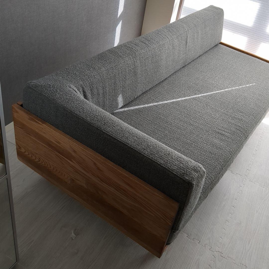 MOMOnatural モモナチュラル　DAY SOFA 3P onearm