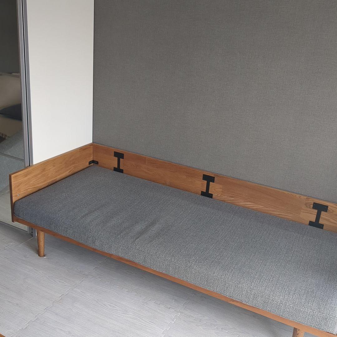 MOMOnatural モモナチュラル　DAY SOFA 3P onearm