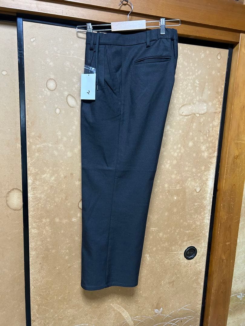 レタッチ/2Tuck Wide Wool Touch Slacks